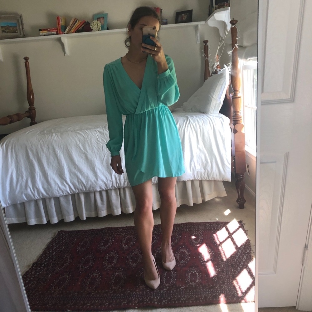 Turquoise Tobi Dress